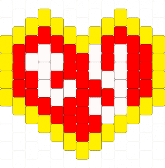 Beanie babies charm (idk I'm bored) - red, yellow