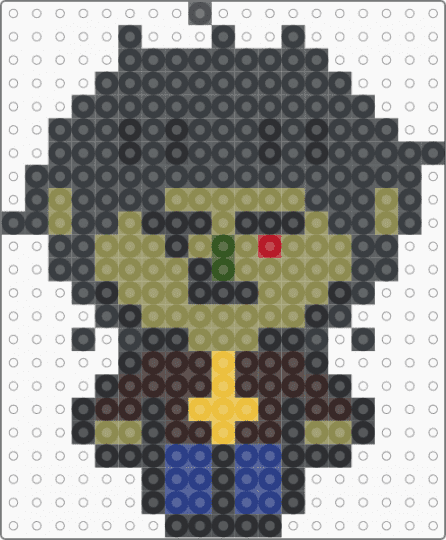 Murdoc!! - black,gold,brown