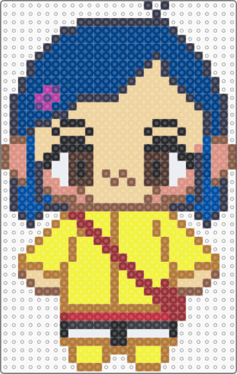 Coraline :) - blue,tan,yellow,colorful,cotddreams