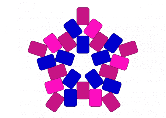Matching Tv Girl star 1 - pink, purple