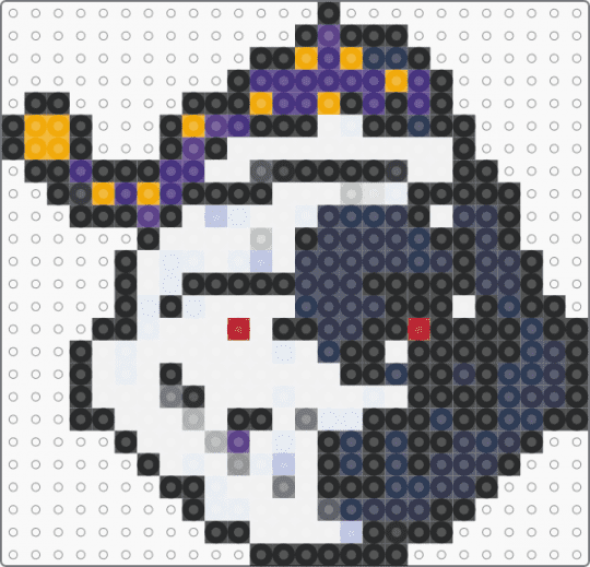 Fnaf moon - black, cotdmoonlight, purple, white