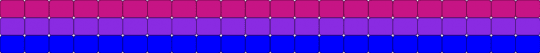 Bi flag latter stitch - pink,purple