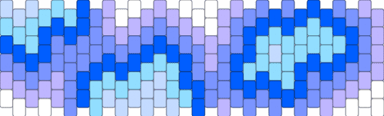 Blue Galore - light blue,blue,purple,white,splatter,pattern,ponybeads,multistich,peyote stitch