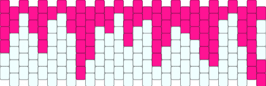 bloody cuff (white/magenta) - white,pink