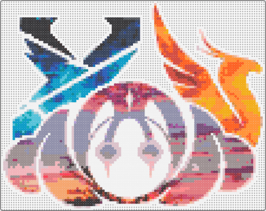 dabthesky-illenium-excision - beige,orange,red,gray,colorful
