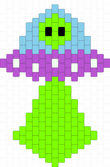 UFO Alien - green