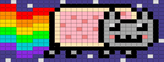 Nyan Cat - purple,beige,pink,nyan cat,nyancat,poptart,pop tart,nyan