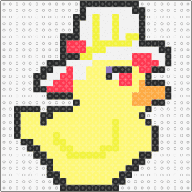 Lucifer Duck (Don't Repost) - duck,lucifer morningstar,hazbin hotel,character,playful,quirky,unique,personality,yellow