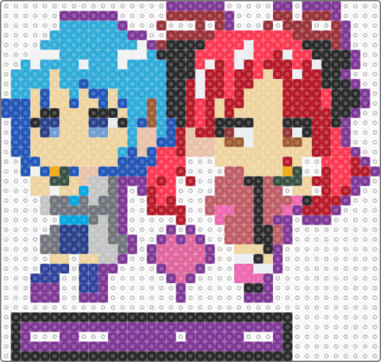 sayakyo - light blue,beige,red,pink,madoka magica,sayakyo