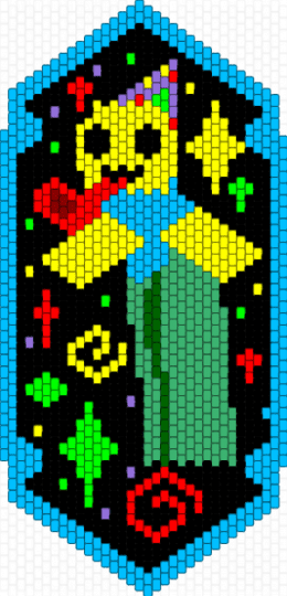 Poob Regretevator Tapestry :3 - light blue,yellow,green,poob,party noob,noob,regretevator,party,tapestry,silly,crazy