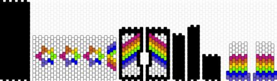 Dandys World Gun - black,white,orange,yellow,green,colorful,dandys world,gun,rainbow