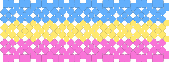 pastel tall pansexual x base - pink,light blue,yellow,blue,x base,pan,pastel,colourful
