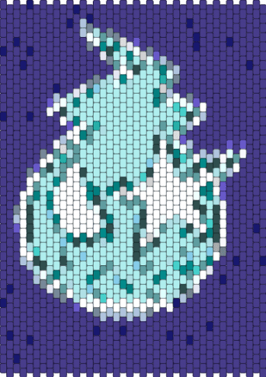 Pixelll - purple,light blue
