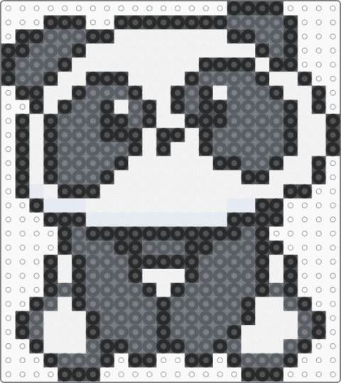 CUUUTTTTEEEE PANDA - gray,white