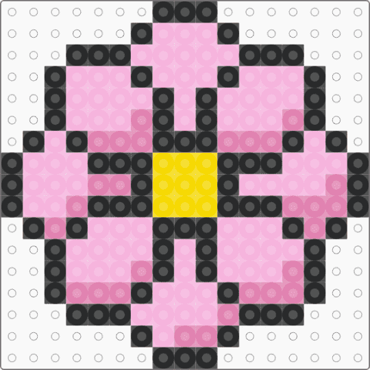 A pink flower - flower, pink, repeating