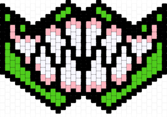 The green beast - green,pink