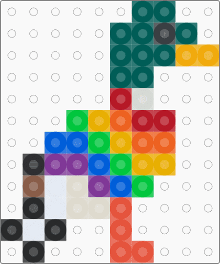 mallards wearing pride flag - gray,red,orange,ducks,mallards,cute,mini,bird,nature