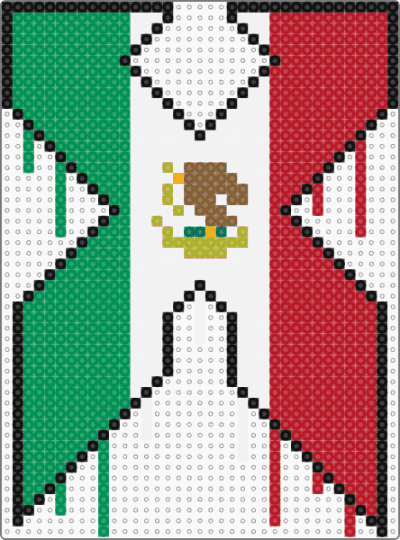 Excision Mexican Flag - green,red