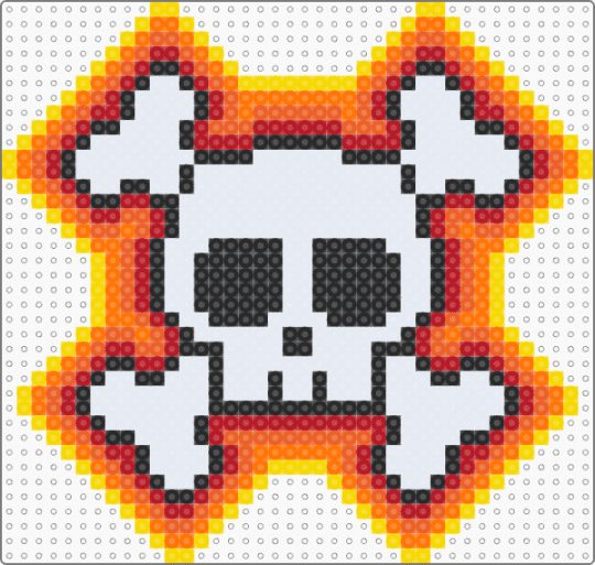 Skull ☠️ - orange