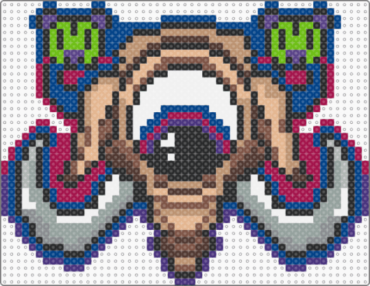 Wooli x Subtronics x Level Up - blue,pink,beige,gray
