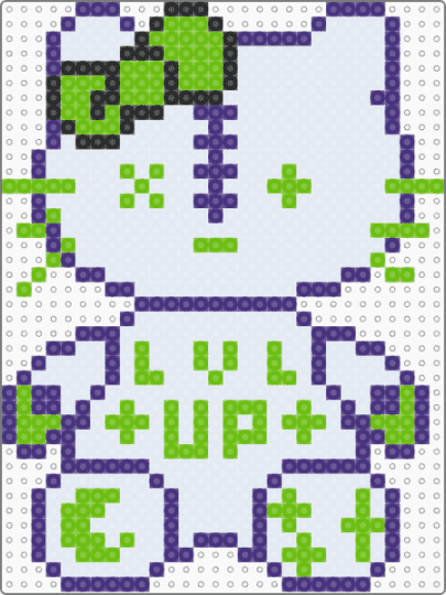 Level Up Hello Kitty - white,purple,green