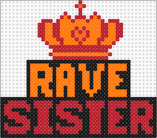 Rave Sister - red,orange