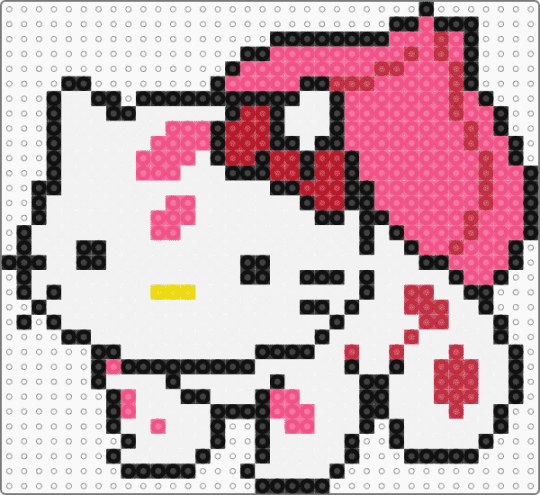 Hello Kitty Bulbasaur - white,pink