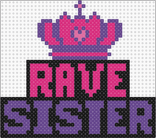 Rave Sister 3 - pink, purple