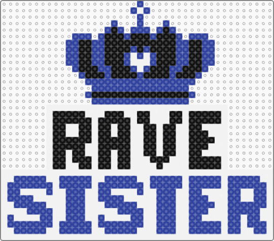Rave Sister 2 - purple,white