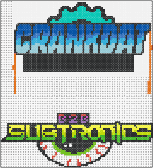 crankdat part 1 - black,white,blue,light blue,colorful