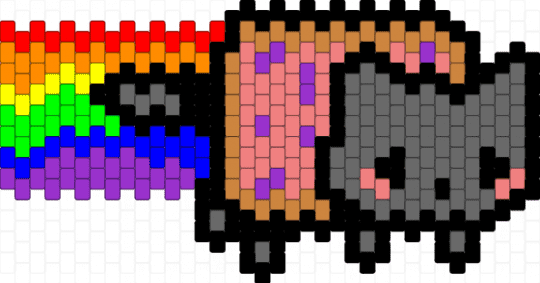 nyan - red,orange,purple,gray