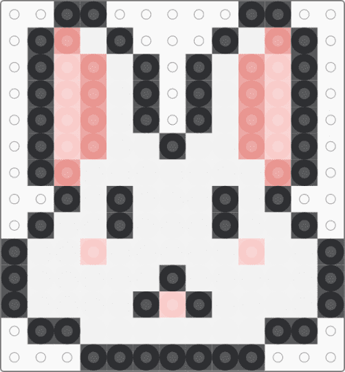 Mini Chubby Bunny - beige,white