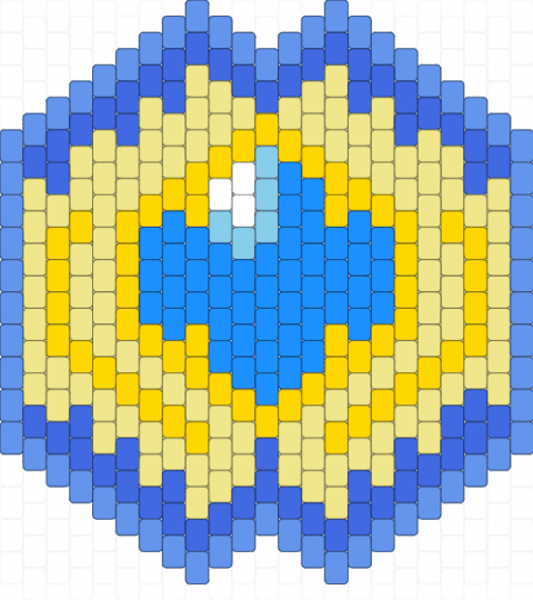 Pure Vanilla Cookie Mask [Cookie Run: Kingdom} - light blue,yellow,purevanillacookie,mask,cookierunkingdom