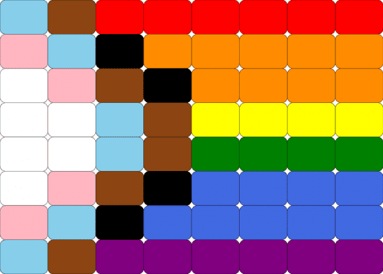 Forcess - red,pink,orange,blue