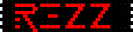 REZZ Logo Red/Black - rezz,edm,dj,music,cuff