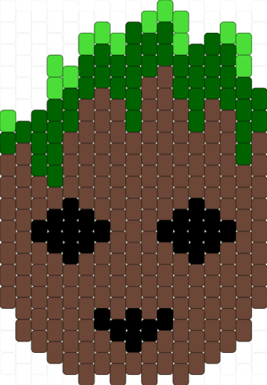 Groot 2 - green,brown