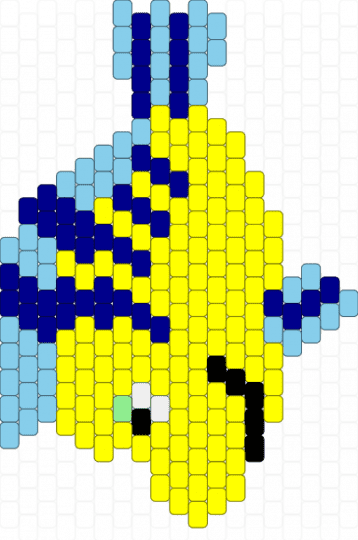 Flounder two - yellow
