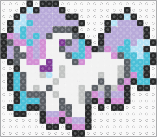 ponyta - pink,light blue