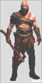 KRATOS - kratos,god of war,video game,character,warrior,strength,battle,tan,brown