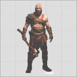 KRATOS - kratos,god of war,video game,character,warrior,strength,battle,tan,brown