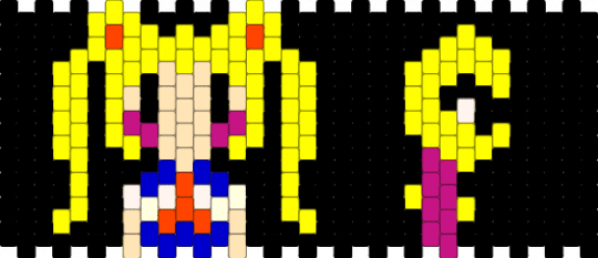 Sailor Moon - black,yellow,sailor moon