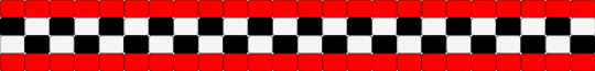 FNAF Themed Ladder Stitch Cuff - white,red