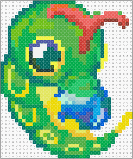 catertpeeee WIP - caterpie,pokemon,gaming,video game,teal,green,yellow