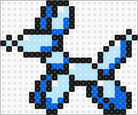 balloon dog - blue,light blue
