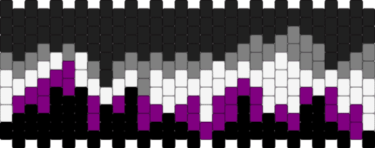 Asexual Dripp - black,gray,pink