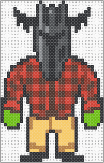 royal guard 2 deltarune - brown,red,gray,deltarune,royal guard