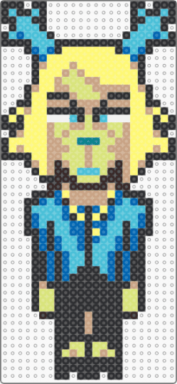 carol deltarune - yellow,light blue,beige,carol,deltarune