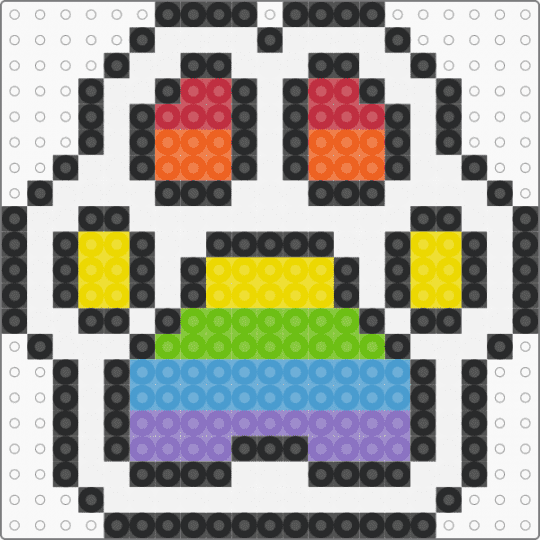 Pride/Rainbow paw :D - blue, colorful, paw, paw print, pride, white, yellow
