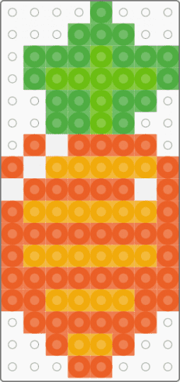 Small Carrot :3 - carrot, cotdfarming2026, crop, green, orange