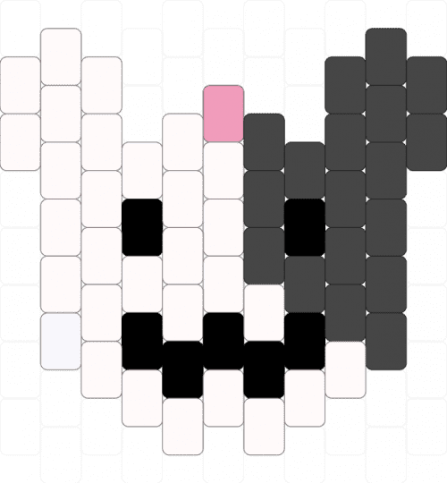 Pandas phone charm (pony bead ver) - 